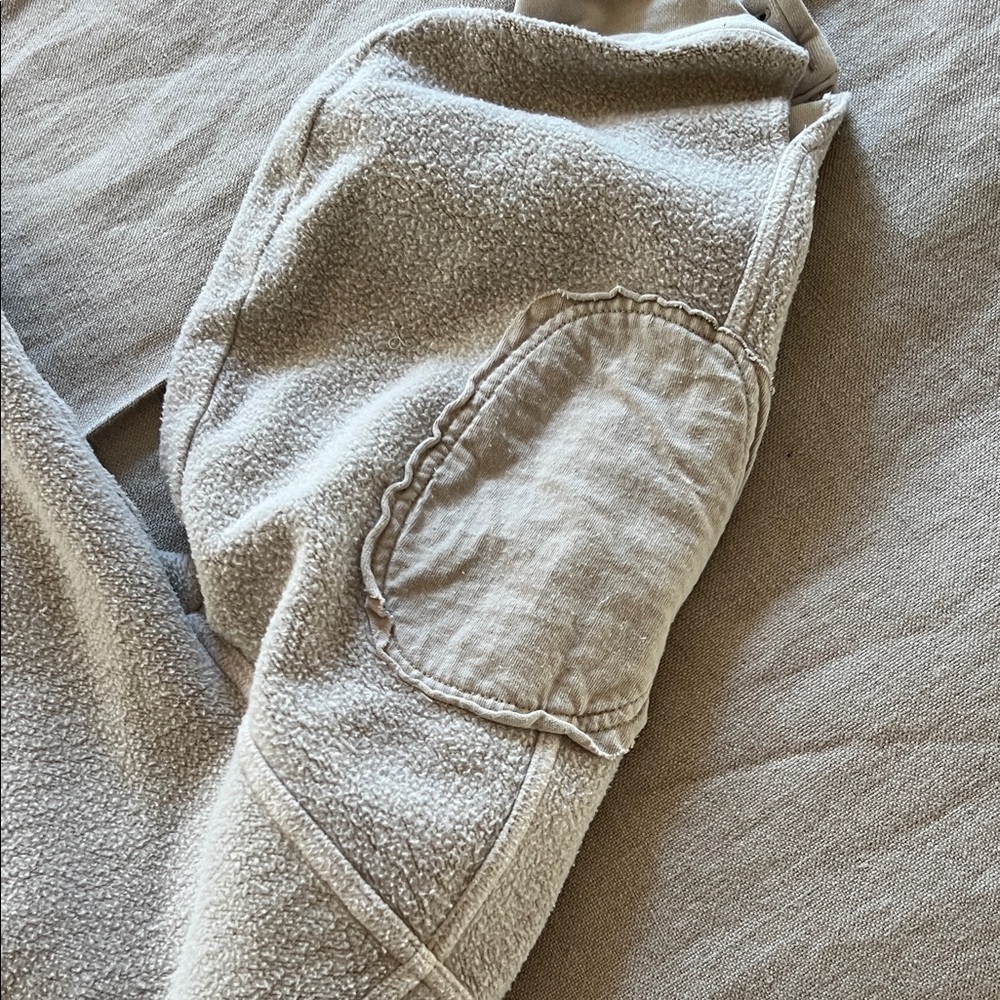 Free People Men's Light Tan Fleece Jacket - Picture 4 of 5